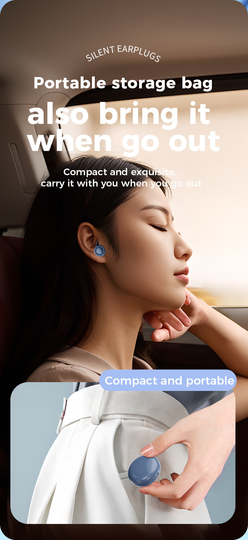 Quiet Ear Plugs for Sleeping Noise Reduction
